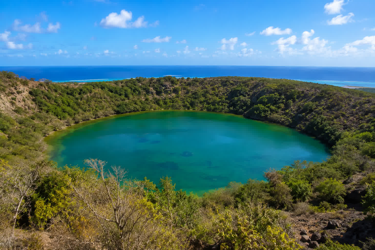 lac dziani à Mayotte